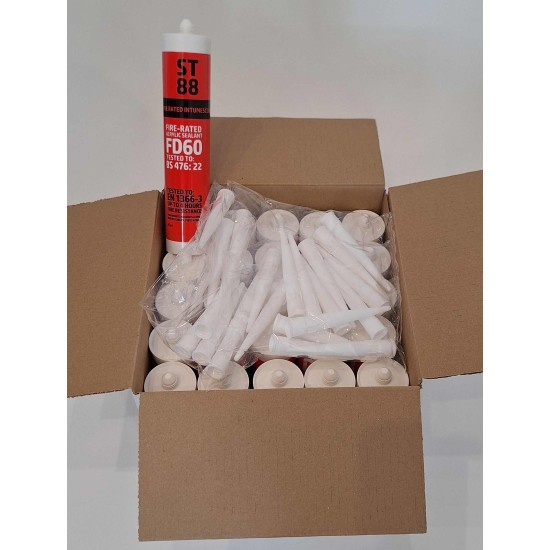 STS ST88 FR Acrylic Mastic White - 310ml tubes