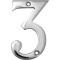 Chrome Numeral 75mm