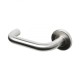 Return To Door Lever On 8mm Sprung Rose Satin Stainless Steal