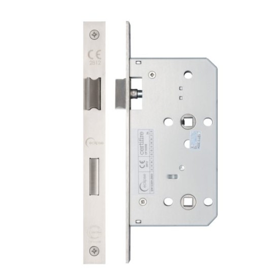 Din Mortice Bathroom Lock Eclipse Ultimate 60mm Backset