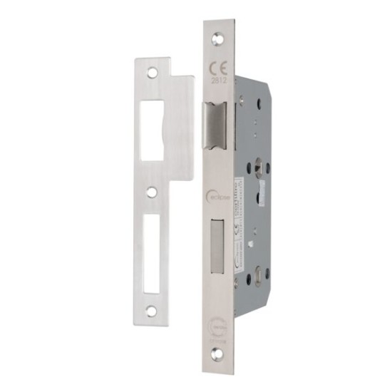 Din Mortice Bathroom Lock Eclipse Ultimate 60mm Backset