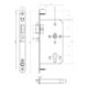 Din Mortice Nightlatch Eclipse Ultimate 60mm Backset Din Mortice Nightlatch Eclipse Ultimate 60mm Backset
