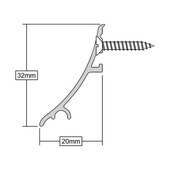 Stormguard 32mm Rain Deflector 914mm