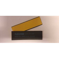 Hinge Pad 100mm x 30mm x 0.8mm Square Corners Self Adhesive Flexifire