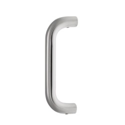 19mm D Shape Pull Handle Satin Stainless Steel