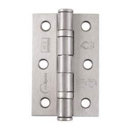 76x52mm Mild Steel Grade 7 Ball Bearing Hinge PAIR (8 Finishes) 