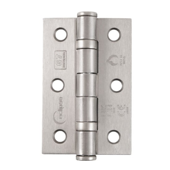 76x52mm Mild Steel Grade 7 Ball Bearing Hinge PAIR (8 Finishes) 