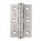 76x52mm Mild Steel Grade 7 Ball Bearing Hinge PAIR (8 Finishes) 