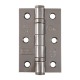 76x52mm Mild Steel Grade 7 Ball Bearing Hinge PAIR (8 Finishes) 