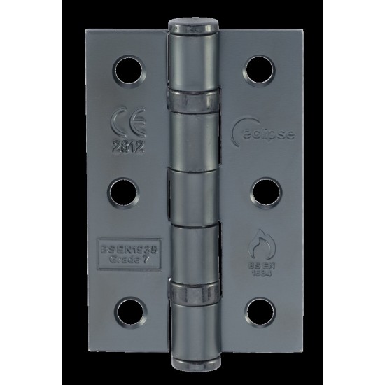 76x52mm Mild Steel Grade 7 Ball Bearing Hinge PAIR (8 Finishes) 