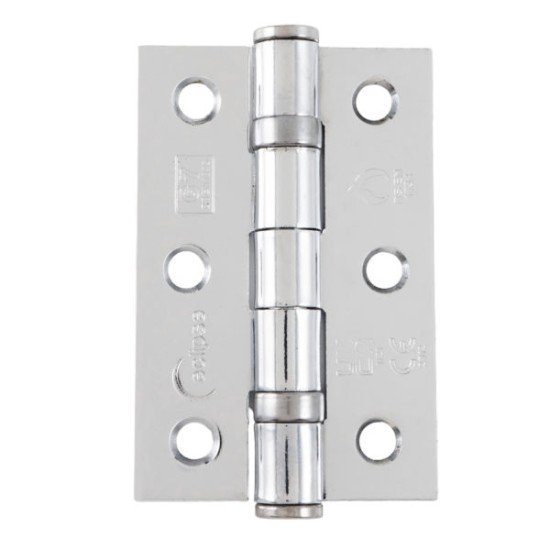 76x52mm Mild Steel Grade 7 Ball Bearing Hinge PAIR (8 Finishes) 