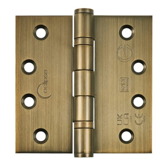 Eclipse 102 x 102 Ball Bearing Hinge PAIR (7 Finishes) Eclipse 102 x 102 Ball Bearing Hinge PAIR (7 Finishes)