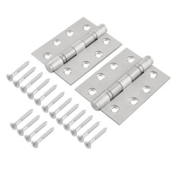 SUS 316: 102x76mm Marine Grade 13 Stainless Steel Ball Bearing Hinge PAIR SUS 316: 102x76mm Marine Grade 13 Stainless Steel Ball Bearing Hinge PAIR