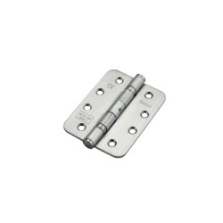 102x76x2.7mm Grade 11 Mild Steel Radius Ball Bearing Hinge PAIR
