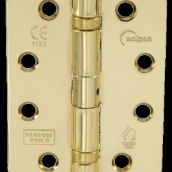 102x76x2.7mm Grade 11 Mild Steel Radius Ball Bearing Hinge PAIR