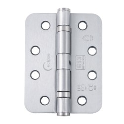 102x76mm Grade 13 Mild Steel Radius Ball Bearing Hinge PAIR