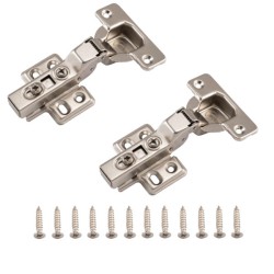 Half Overlay Clip on Cabinet Hinge - Soft Close