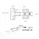 Half Overlay Clip on Cabinet Hinge - Soft Close