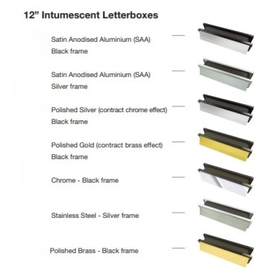 Defender 10" Intumescent Letterbox 30min Fire Rated FD30 Defender 10" Intumescent Letterbox 30min Fire Rated FD30