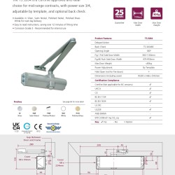 Rutland TS.3204 EN 2-4 Door Closer