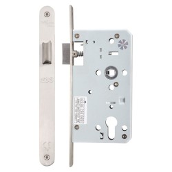 Din Latch - Backset 60mm - Satin Stainless