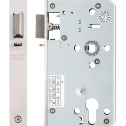 Din Night Latch - 72mm c/c - Backset 60mm - Radius