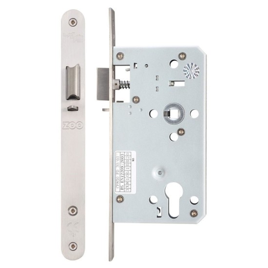 Din Night Latch - 72mm c/c - Backset 60mm - Radius