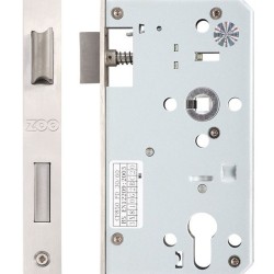 Din Euro Sashlock - 72mm C/C - Backset 60mm - Radius