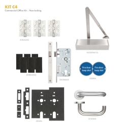 KITC4-FDP-C4 COMMERCIAL FIRE DOOR PACK