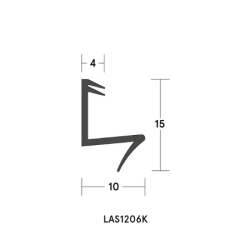 Lorient LAS1206K Batwing®-On-A-Stick Perimeter Seal