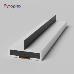 Pyroplex 15 x 4 Single Flipper Intumescent Strip
