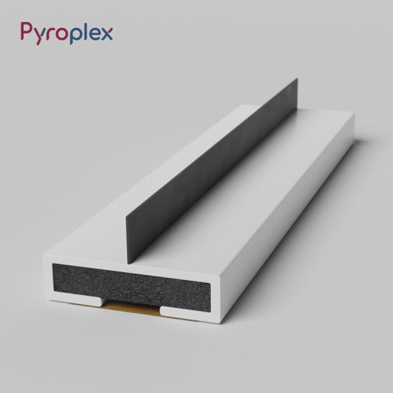 Pyroplex 10 x 4 Single Flipper Intumescent Strip