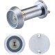 Door Viewer with Glass Lens - Satin Chrome